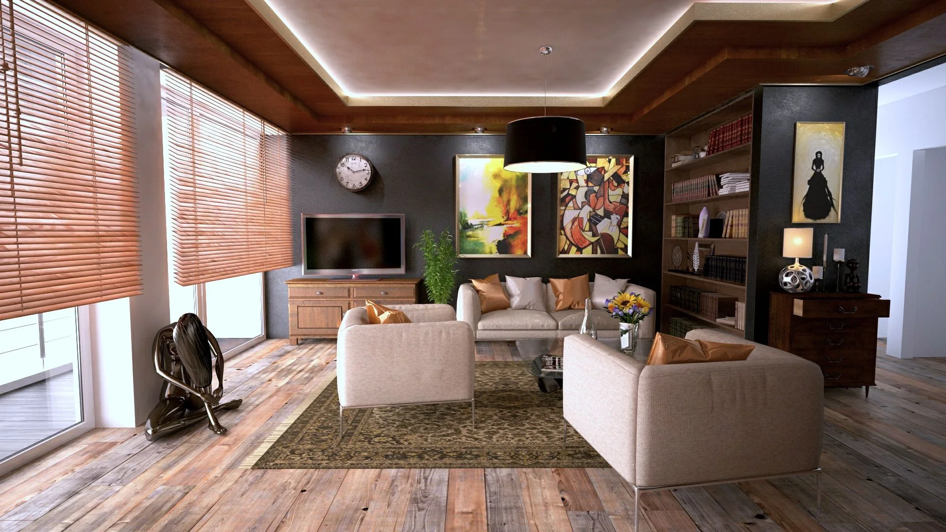 Modern living room interior